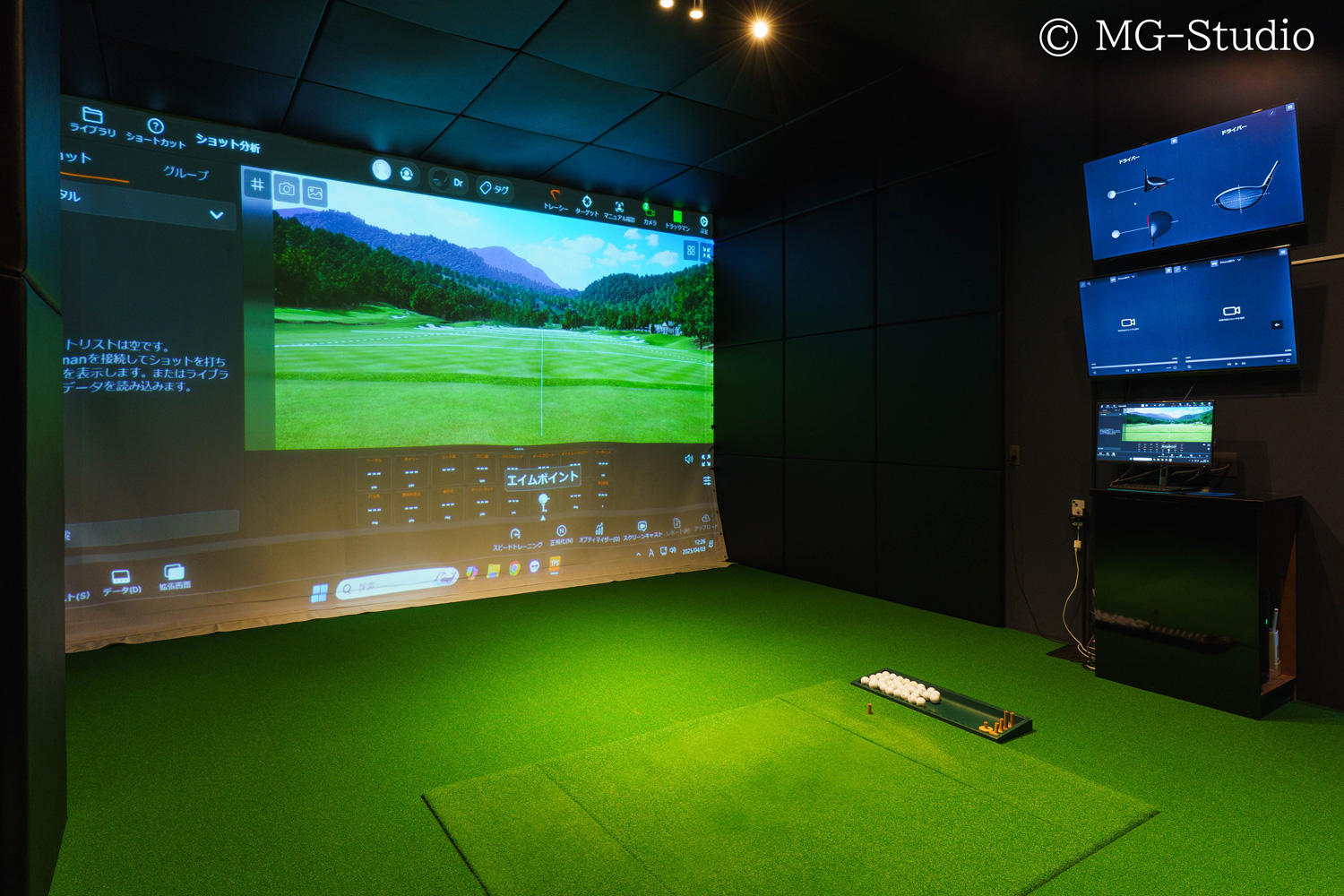 完全個室のゴルフ練習場